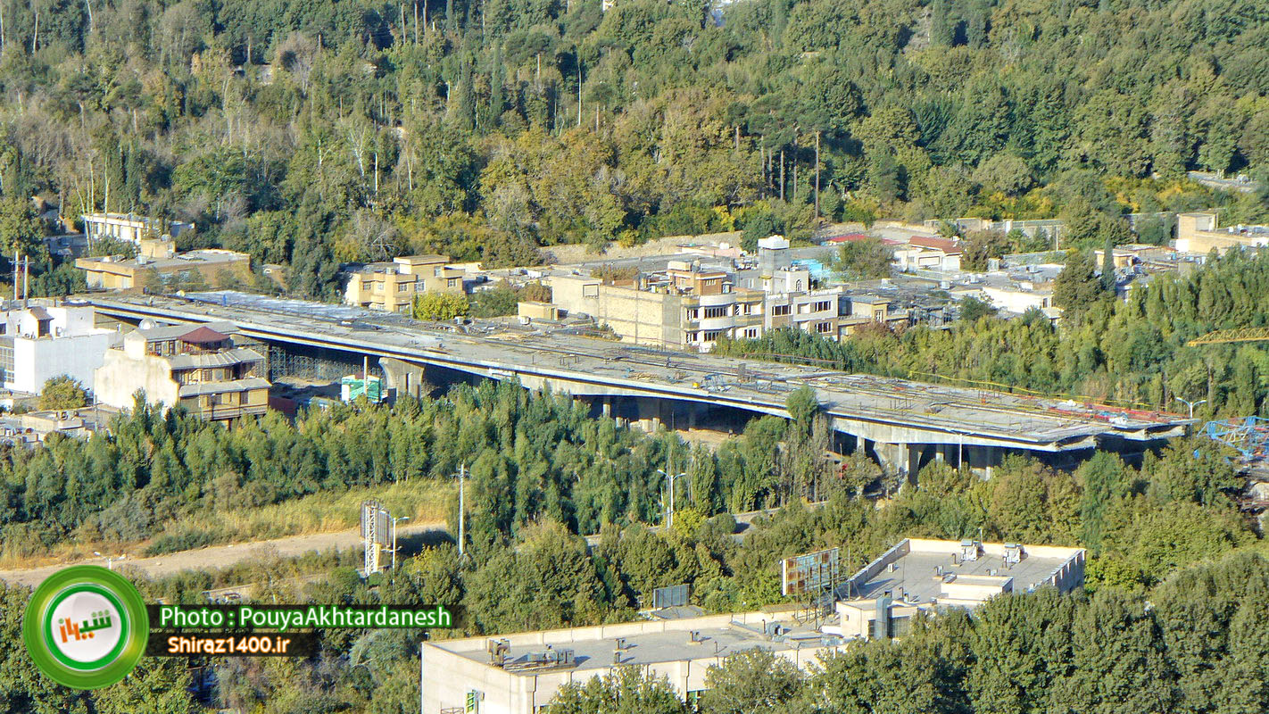 پیشرفت ۷۶ درصدی پل روگذر چمران