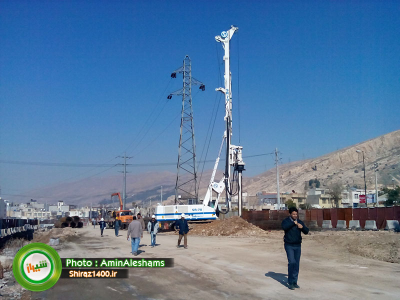 گزارش تصویری : آخرین روند اجرای تقاطع سه سطحی دلگشا