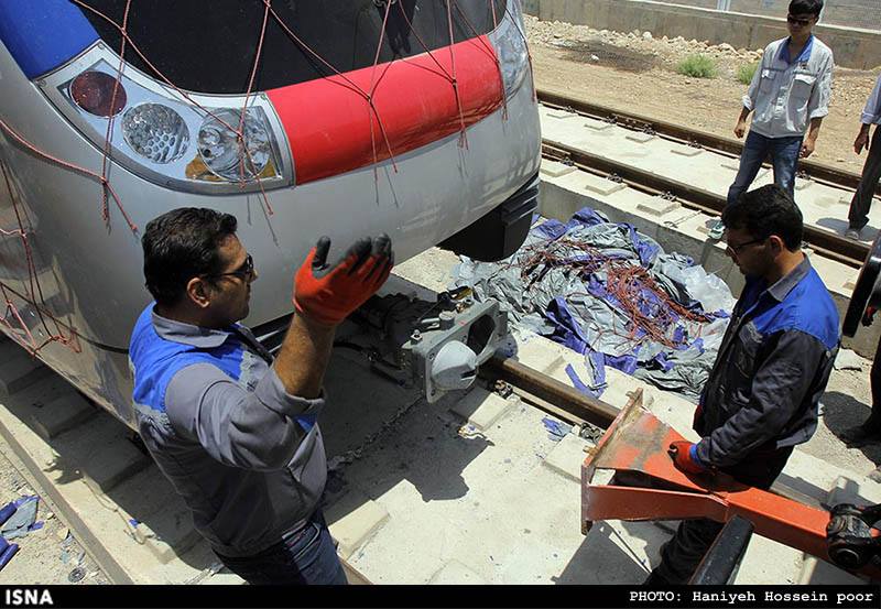 گزارش تصویری : ورود پنحمین رام از واگن های مترو شیراز