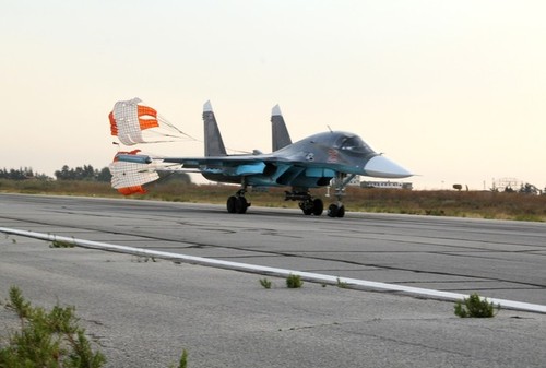 جنگنده های روسیه در فرودگاه های سوریه (عکس)