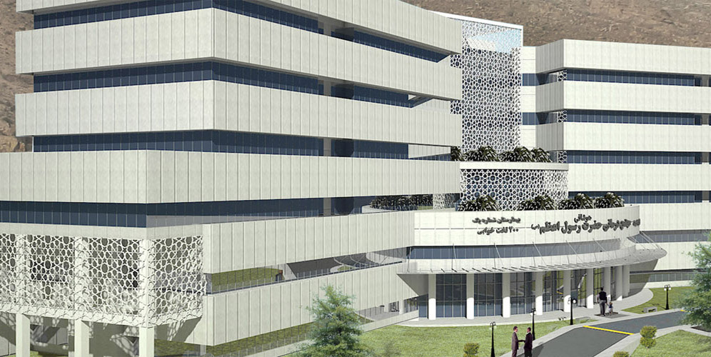 پروژه بیمارستان ۶۰۰ تخت خوابی رسول اعظم (ص) شیراز