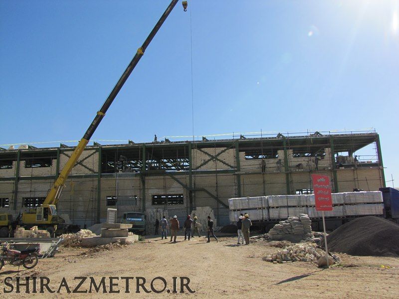 گزارش تصویری : آماده سازی دپو مرکزی مترو شیراز