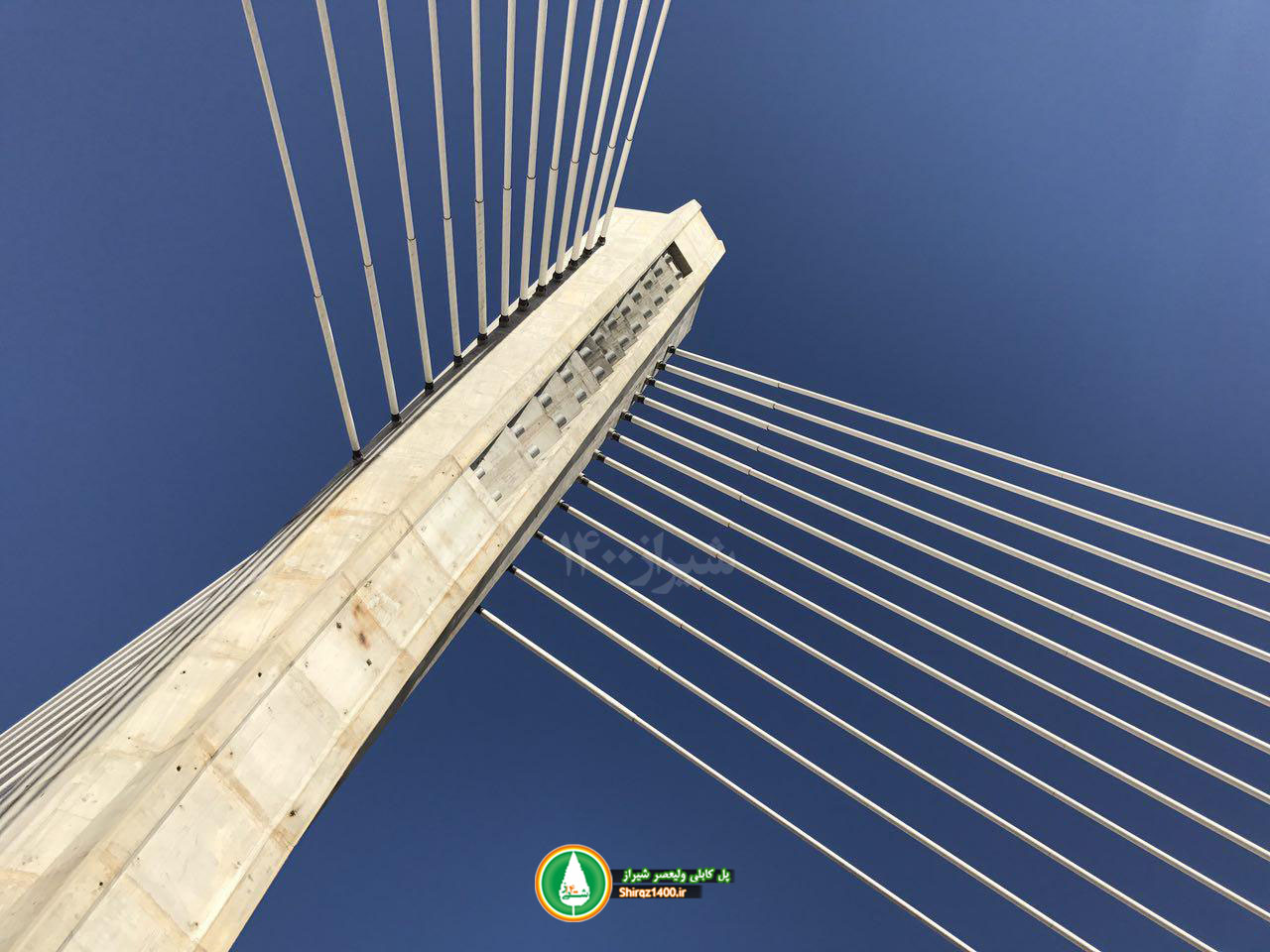 پل کابلی شیراز، بزرگترین پل کابلی کشور افتتاح شد