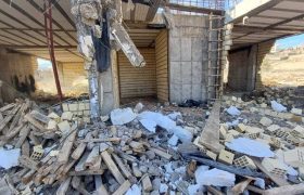 تخریب ساخت‌وساز‌های غیرقانونی در اراضی کشاورزی شیراز