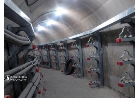 افتتاح تونل انتقال انرژی سه کیلومتری در مرکز شهر شیراز