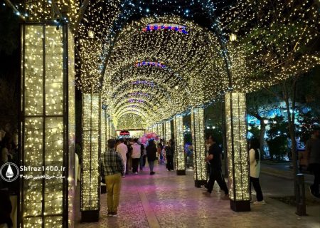 📸: تونل نوری شیراز