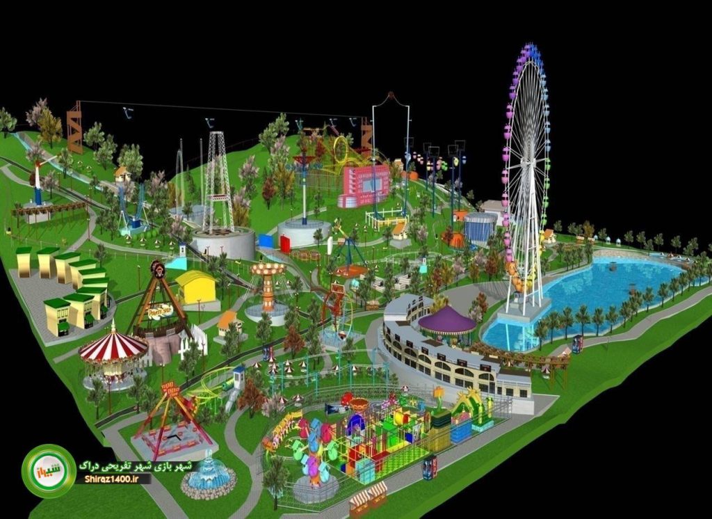 ساخت شهربازی بزرگ شیراز شروع شده است