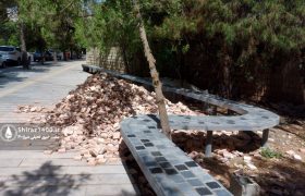 📸: بهسازی پیاده رو بلوار شاهد