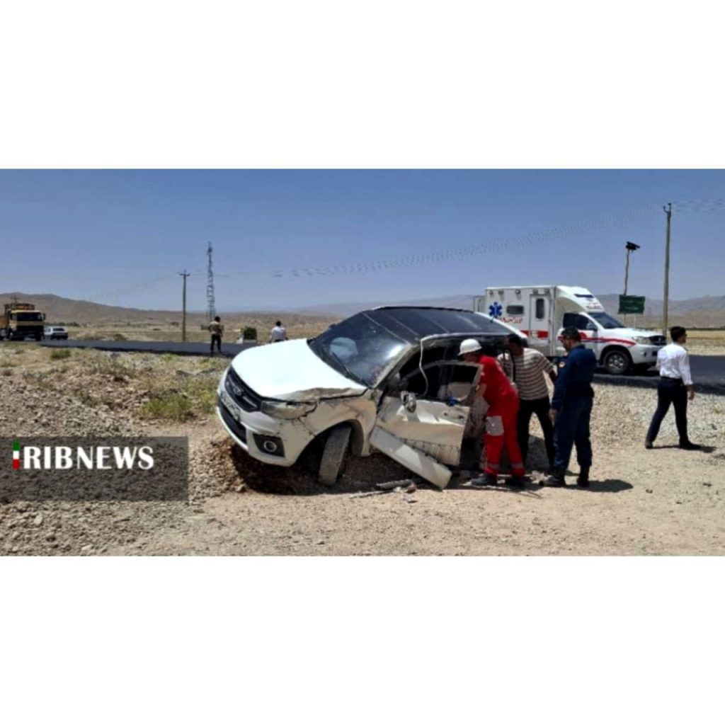 یک کشته و هفت مصدوم در واژگونی خودرو در جاده فسا