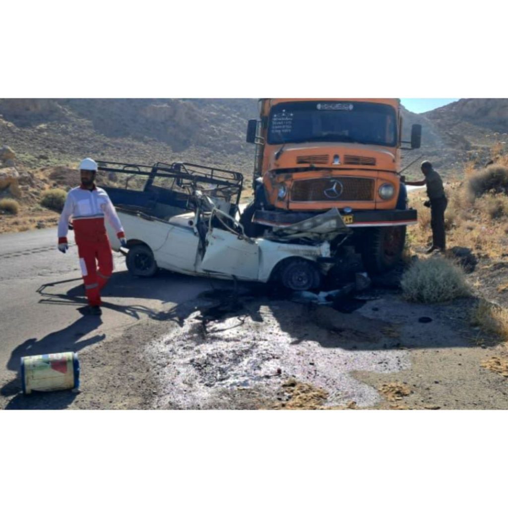 یک کشته و یک مصدوم در تصادف جاده بختگان به ارسنجان