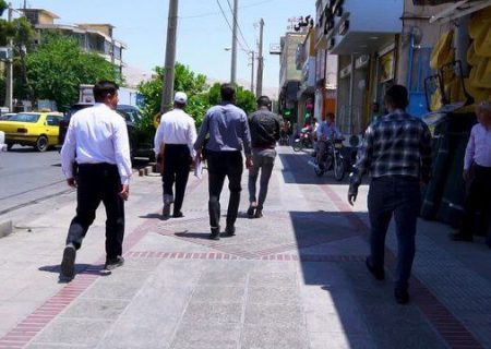 پلمپ واحدهای متخلف و رفع سد معبر خیابان نادر