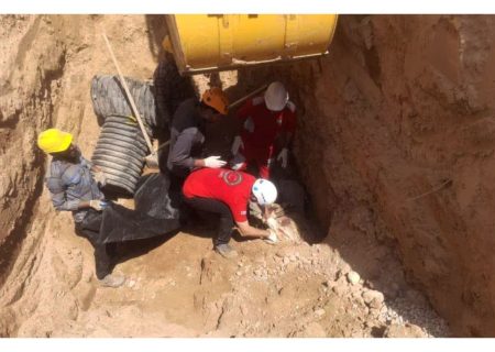 یک کشته در ریزش کانال آب و فاضلاب در داراب