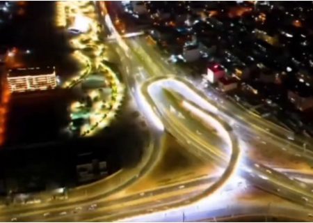 🎥: نمای هوایی از تقاطع مدافعان سلامت