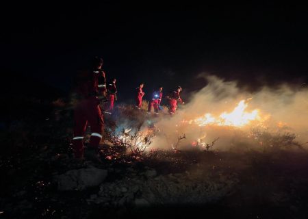 مهار آتش‌سوزی گسترده کوه دراک پس از ۲۲ ساعت