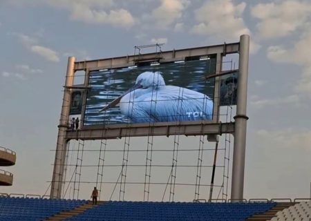 🎥: تست اسکوربرد و روشنایی ورزشگاه پارس