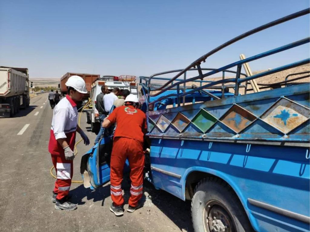 یک کشته و ۲ مصدوم در تصادف جاده جهرم به سروستان