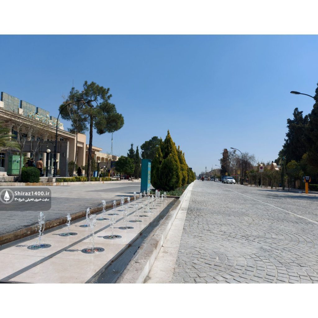 محور حافظیه پیاده راه می ماند