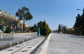 محور حافظیه پیاده راه می ماند