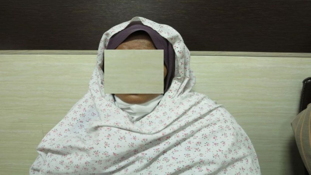 دستگیری زنی که همسر خود را به آتش کشیده بود