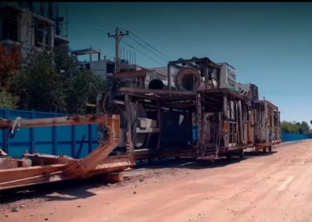 🎥: انتقال دستگاه حفار مکانیزه شماره یک به ایستگاه رازی در خط ۴ مترو شیراز