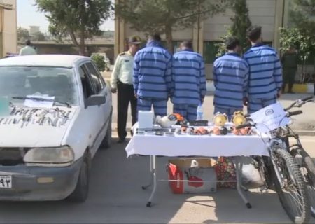 🎥: دستگیری ۲۰ سارق و ۳۰ خرده فروش مواد مخدر در شیراز