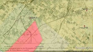 نقشه حریم مجموعه جهانی تخت جمشید