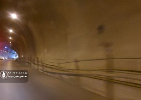 📸: حفاظ‌های ایمنی آسیب‌دیده در تونل کوهسار