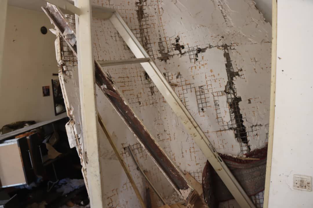 انفجار لحظهای در منزل دوطبقه در میانرود شیراز