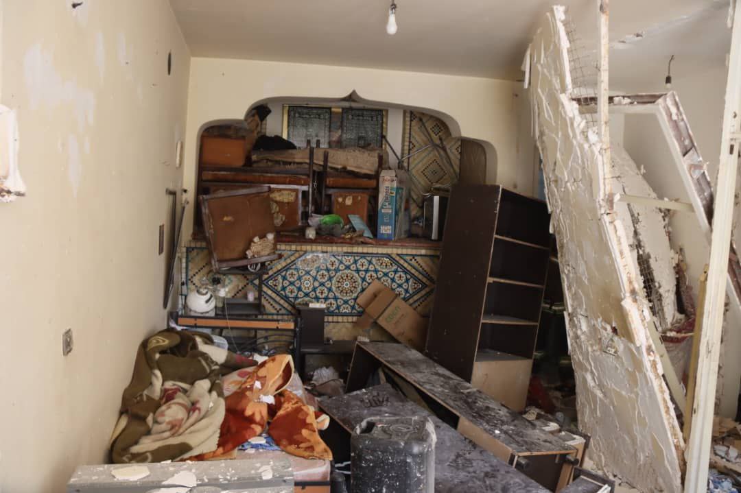 انفجار لحظهای در منزل دوطبقه در میانرود شیراز