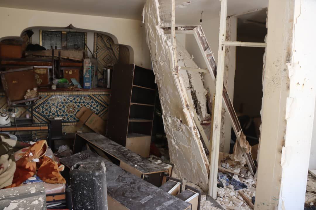 انفجار لحظهای در منزل دوطبقه در میانرود شیراز