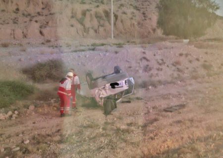 واژگونی پراید در محور فسا ـ داراب با یک کشته و ۴ مصدوم