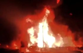 🎥: مهار آتشسوزی گسترده کارگاه شارژ گاز مایع در شیراز