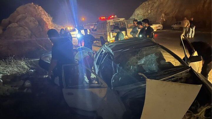 photo_2025-11-02_15-09-35 برخورد سه خودرو در جاده بابامیدان به یاسوج با ۹ مصدوم