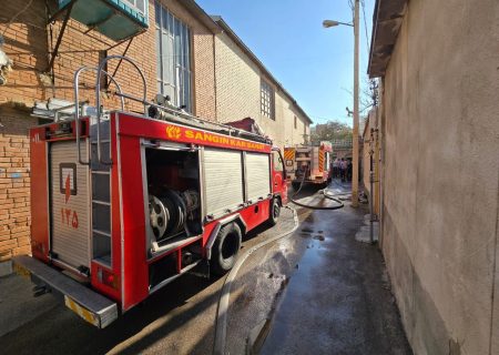 📸: مهار آتش‌سوزی انبار لوازم برقی در شیراز