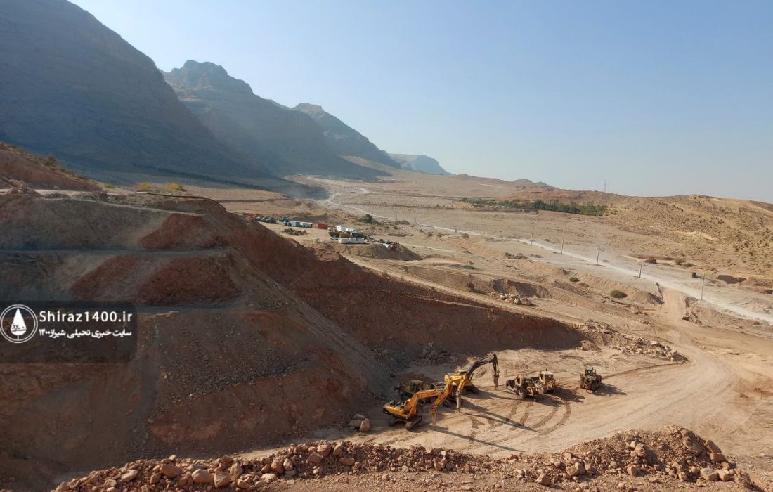 📸: طبیعت شمال‌غرب شیراز زیر تیغ جاده‌سازی