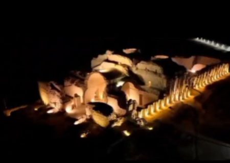 🎥: نورپردازی کاخ اردشیر بابکان