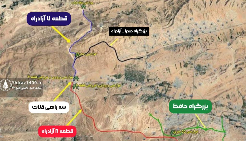 توقف آخرین قطعه آزادراه شیراز–اصفهان