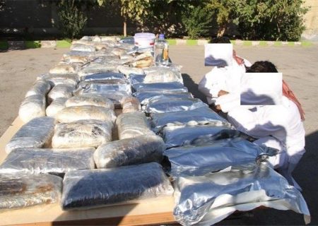 کشف ۱۳۴ کیلو حشیش در عملیات مشترک پلیس فارس و اصفهان