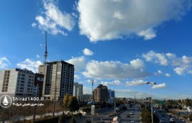 هوای شیراز همچنان پاک‌ترین در میان کلان‌شهرها/ شاخص کیفیت هوا امروز ۷۱