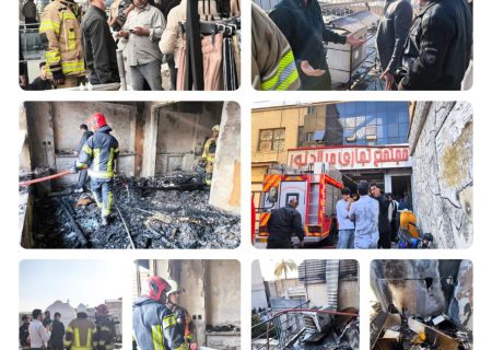 مهار آتش‌سوزی گسترده در سه منزل مسکونی در شیراز