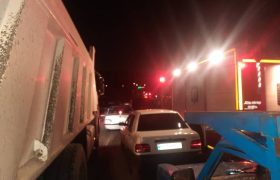 انحراف اتوبوس در محور کوار – شیراز ۱۶ مصدوم برجای گذاشت