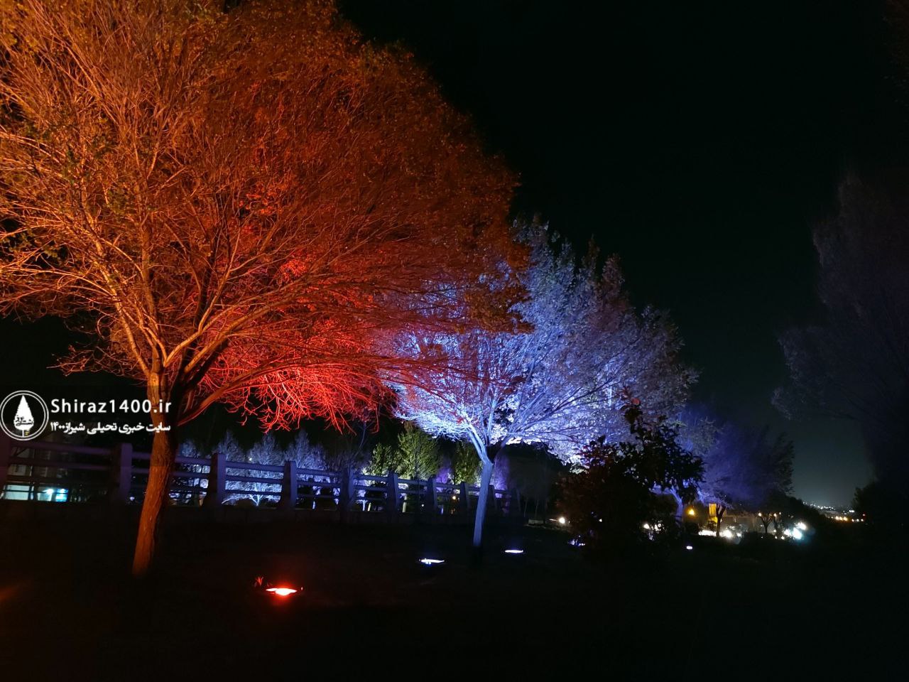 نورپردازی پل امیرکبیر - کمربندی