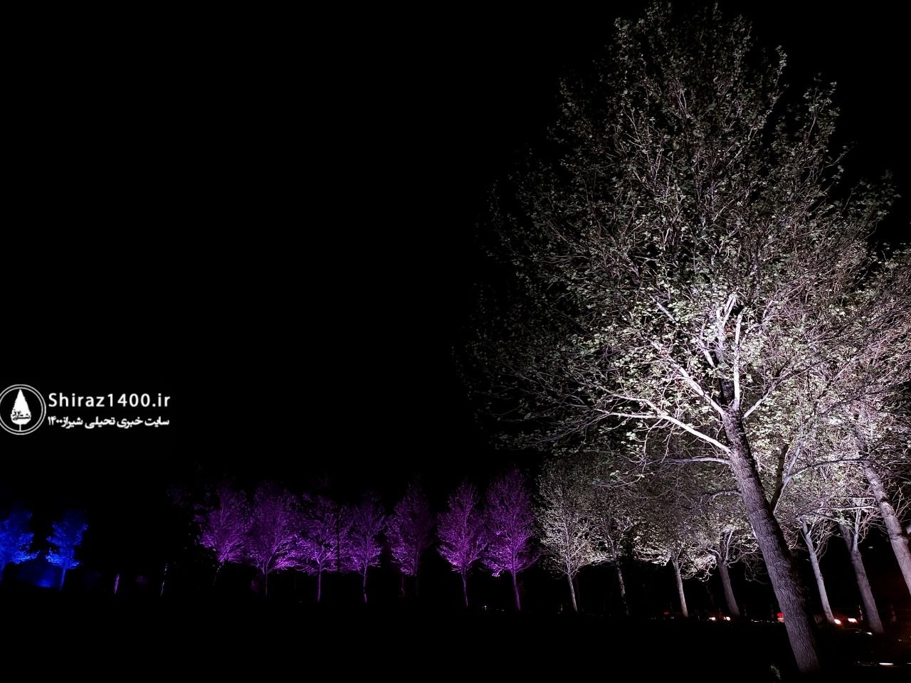 نورپردازی پل امیرکبیر - کمربندی