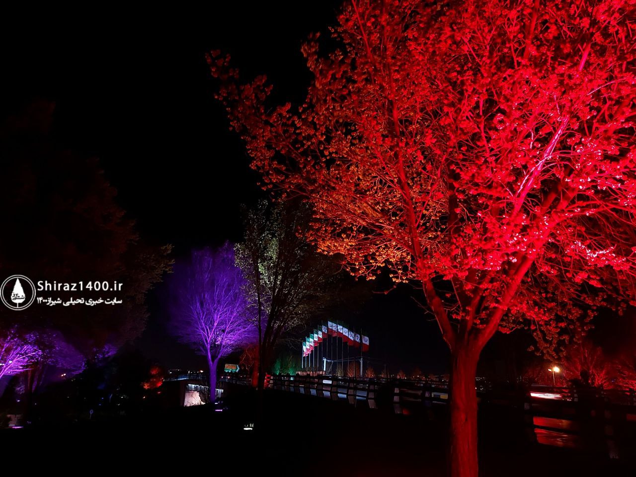 نورپردازی پل امیرکبیر - کمربندی