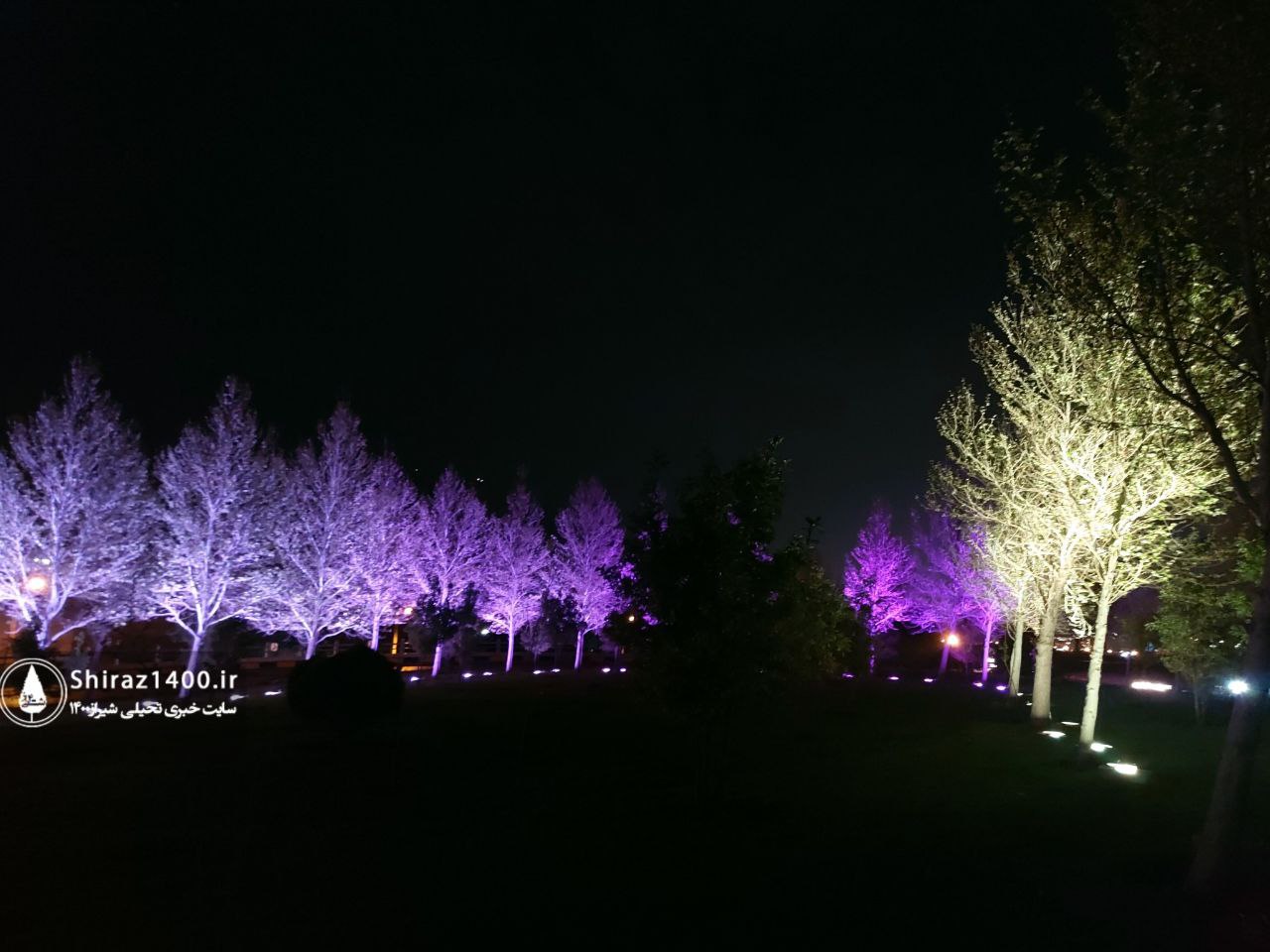 نورپردازی پل امیرکبیر - کمربندی