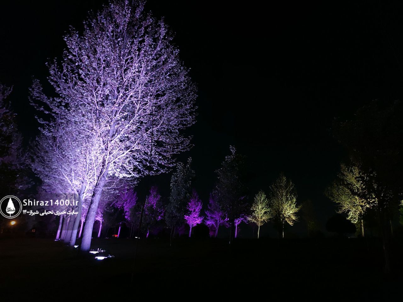 نورپردازی پل امیرکبیر - کمربندی