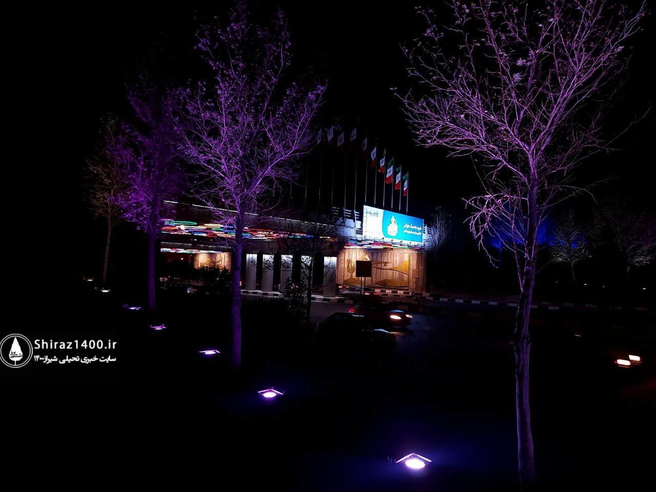 نورپردازی پل امیرکبیر - کمربندی