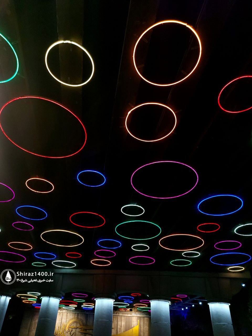 نورپردازی پل امیرکبیر - کمربندی