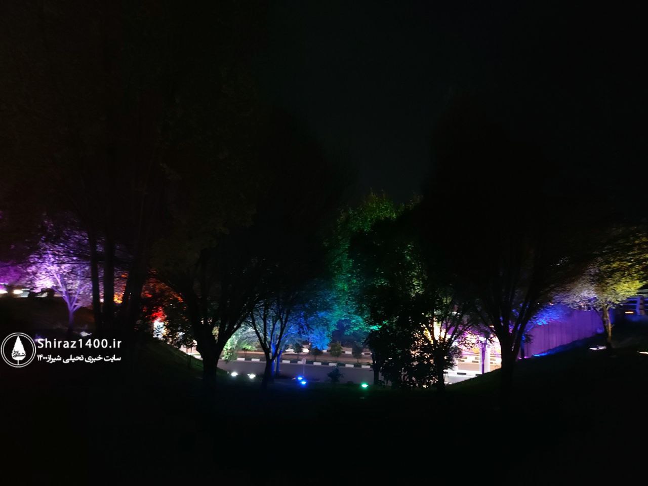 نورپردازی پل امیرکبیر - کمربندی