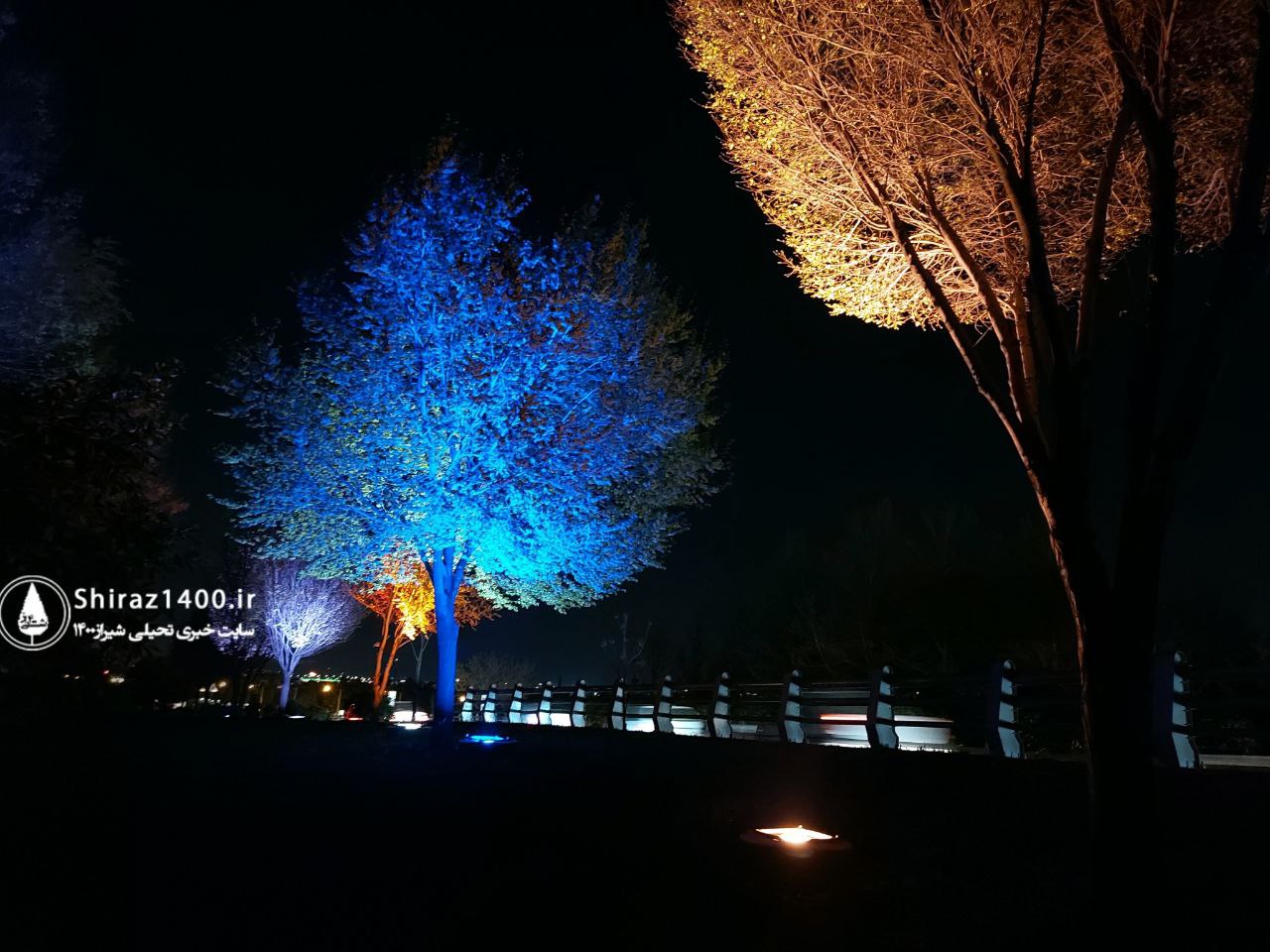 نورپردازی پل امیرکبیر - کمربندی